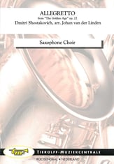 Allegretto - from The Golden Age for Saxophone Ensemble cover